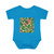 Tropical Leaf Symphony - Infant Baby Rib Bodysuit