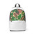 Tropical Leaf Symphony - Unisex Fabric Backpack
