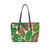 Tropical Leaf Symphony - PU Leather Shoulder Bag
