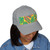 Tropical Leaf Symphony - Closed-Back Structured Cap (Embroidery)