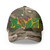 Tropical Leaf Symphony - Closed-Back Structured Cap (Embroidery)