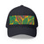 Tropical Leaf Symphony - Closed-Back Structured Cap (Embroidery)