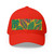 Tropical Leaf Symphony - Closed-Back Structured Cap (Embroidery)