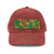 Tropical Leaf Symphony - Vintage Corduroy Cap (Embroidery)