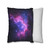 Ethereal Nebula Whispers - Square Poly Canvas Pillowcase