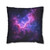 Ethereal Nebula Whispers - Square Poly Canvas Pillowcase