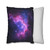 Ethereal Nebula Whispers - Square Poly Canvas Pillowcase