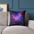 Ethereal Nebula Whispers - Square Poly Canvas Pillow