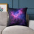 Ethereal Nebula Whispers - Square Poly Canvas Pillow