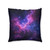 Ethereal Nebula Whispers - Tufted Floor Pillow, Square