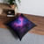 Ethereal Nebula Whispers - Tufted Floor Pillow, Square