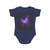 Ethereal Nebula Whispers - Short Sleeve Baby Bodysuit