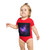 Ethereal Nebula Whispers - Short Sleeve Baby Bodysuit