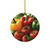Harvest Bounty Medley - Decorative Ceramic Ornaments, Double-Sided (1pc, 3pcs, 5pcs, 10pcs)