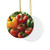 Harvest Bounty Medley - Decorative Ceramic Ornaments, Double-Sided (1pc, 3pcs, 5pcs, 10pcs)