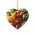 Harvest Bounty Medley - Decorative Ceramic Ornaments, Double-Sided (1pc, 3pcs, 5pcs, 10pcs)