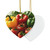 Harvest Bounty Medley - Decorative Ceramic Ornaments, Double-Sided (1pc, 3pcs, 5pcs, 10pcs)