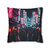Tokyo Neon Vibes - Square Poly Canvas Pillowcase