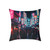 Tokyo Neon Vibes - Square Poly Canvas Pillow