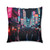 Tokyo Neon Vibes - Tufted Floor Pillow, Square