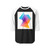 Prismatic Interlace - Unisex Three-Quarter Sleeve Raglan Shirt