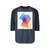 Prismatic Interlace - Unisex Three-Quarter Sleeve Raglan Shirt