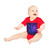 Fractal Wave Fusion - Baby Organic Short Sleeve Bodysuit