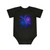 Fractal Wave Fusion - Baby Short Sleeve Bodysuit