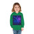 Fractal Wave Fusion - Toddler Pullover Fleece Hoodie