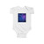 Fractal Wave Fusion - Infant Fine Jersey Bodysuit