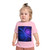 Fractal Wave Fusion - Baby Short Sleeve T-Shirt