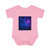 Fractal Wave Fusion - Infant Baby Rib Bodysuit