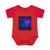 Fractal Wave Fusion - Infant Baby Rib Bodysuit