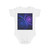 Fractal Wave Fusion - Short Sleeve Baby Bodysuit