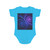 Fractal Wave Fusion - Short Sleeve Baby Bodysuit
