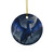 Celestial Storm Wyrm - Decorative Ceramic Ornaments, Double-Sided (1pc, 3pcs, 5pcs, 10pcs)
