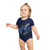 Celestial Storm Wyrm - Short Sleeve Baby Bodysuit