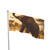 Graceful Elephant Dance - Double Sided Flag