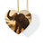 Graceful Elephant Dance - Decorative Ceramic Ornaments, Double-Sided (1pc, 3pcs, 5pcs, 10pcs)
