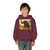 Graceful Elephant Dance - Youth Heavy Blend Hooded Sweatshirt