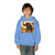 Graceful Elephant Dance - Youth Heavy Blend Hooded Sweatshirt