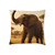 Graceful Elephant Dance - Square Pillow
