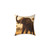 Graceful Elephant Dance - Square Poly Canvas Pillow