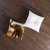 Graceful Elephant Dance - Tufted Floor Pillow, Square