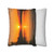 Golden Hour Over Lake - Square Poly Canvas Pillowcase