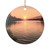 Golden Hour Over Lake - Ceramic Ornaments, 2-Side Print