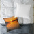 Golden Hour Over Lake - Square Poly Canvas Pillow