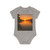 Golden Hour Over Lake - Baby Organic Short Sleeve Bodysuit