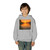 Golden Hour Over Lake - Youth Heavy Blend Hooded Sweatshirt