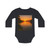 Golden Hour Over Lake - Baby Long-Sleeve Organic Bodysuit